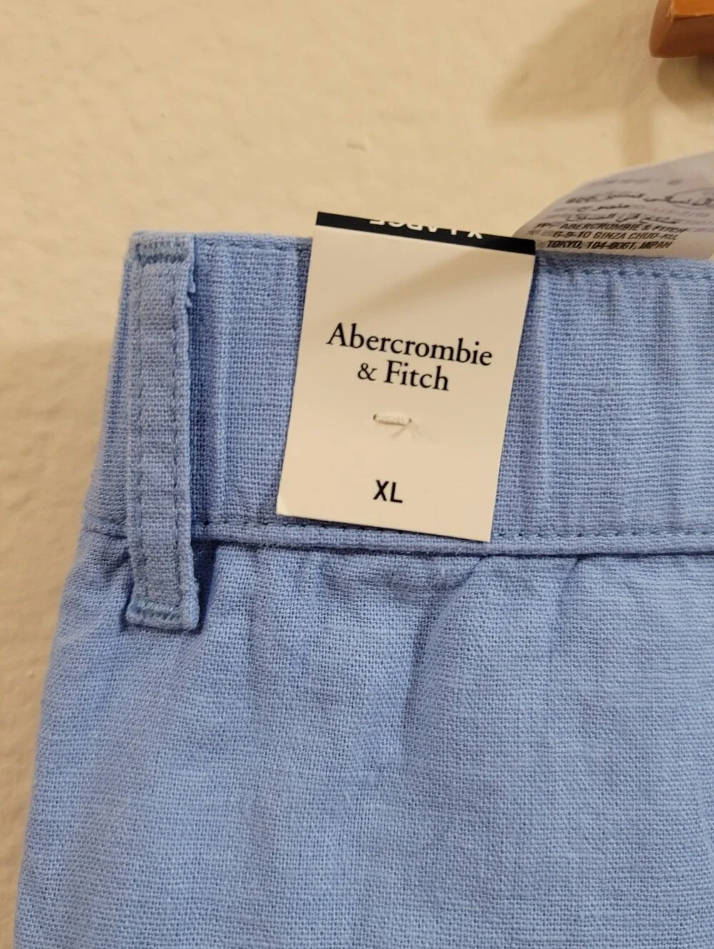 NWT Abercrombie & Fitch High Waist Tailored Pleated Shorts XL